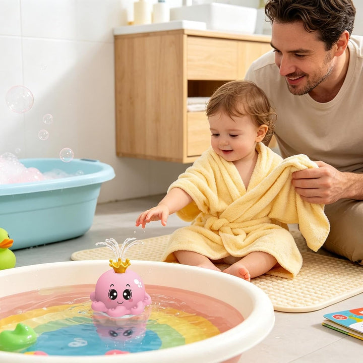 Wasserspielzeug Elektrische niedliche auslaufsichere -Fontäne | Badespielzeug Sprinkler für Outdoor-