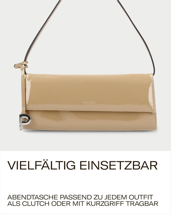 Picard Damen Abendtasche AUGURI aus Rindsleder Klein, 0 | mit Magnetverschluss | Abendtasche | Abend