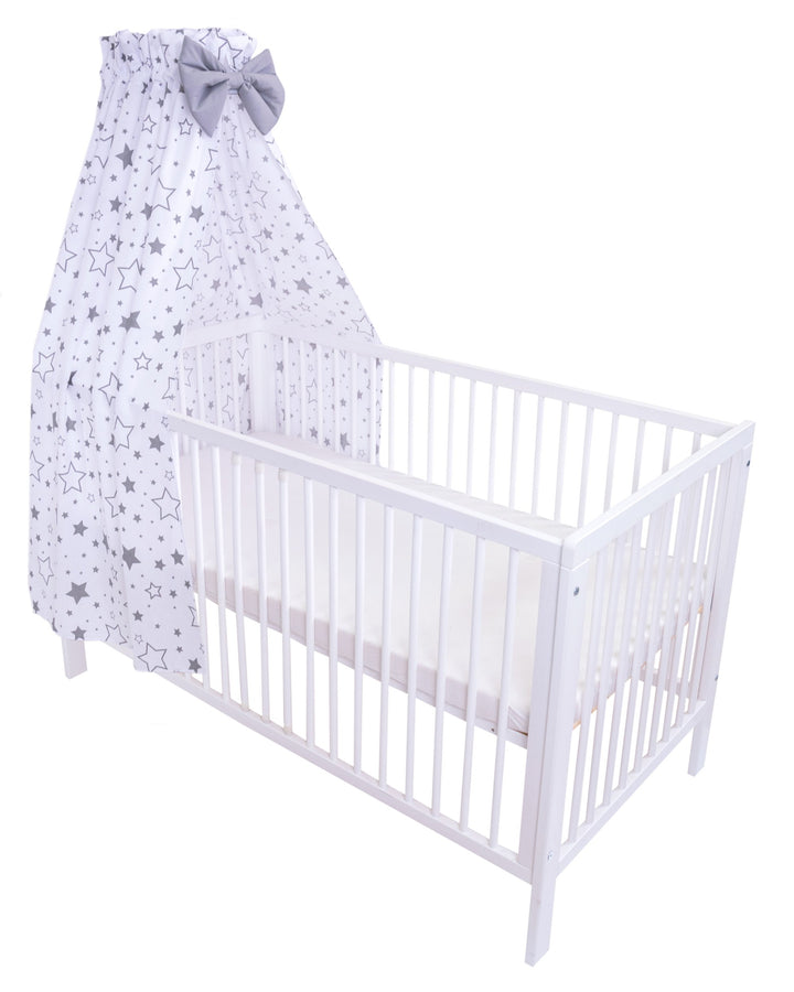 Amilian Baldachin für Babybett - Betthimmel für Baby Zimmer, Stubenwagen, Babywiege, Kinderbett, Dek
