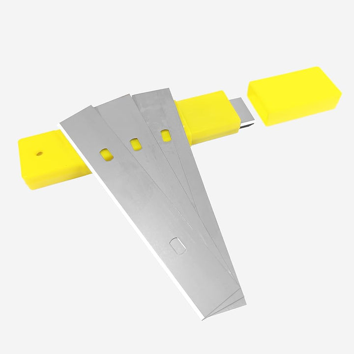 10 Stück Ersatzklingen für Schaber 100mm Klinge für Fenster Tapetenschaber Klingen Carbon Stahl (50)