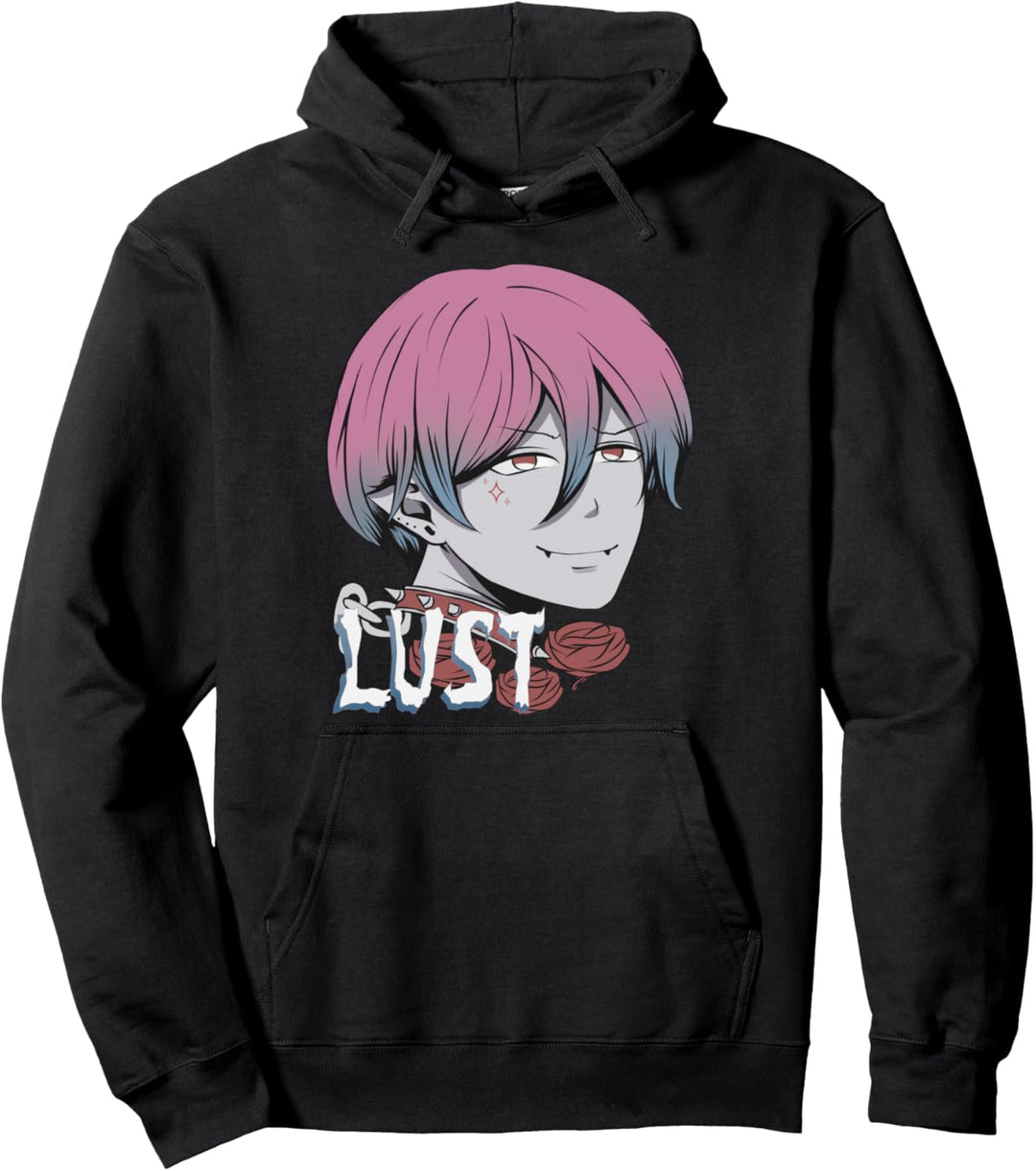 Japanischer Edgy Anime Boy - Japan Aesthetic Pullover Hoodie