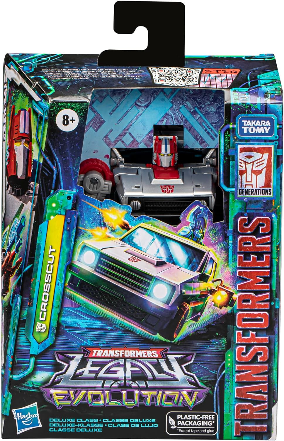 Transformers Legacy Evolution Deluxe-Klasse Crosscut, 14 cm grosse Action-Figur