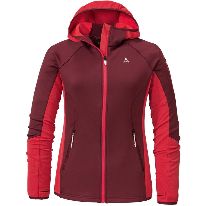 Schöffel Damen Fleece Hoody Lodron L atmungsaktiver Fleece Pullover mit hoher Bewegungsfreiheit, fun