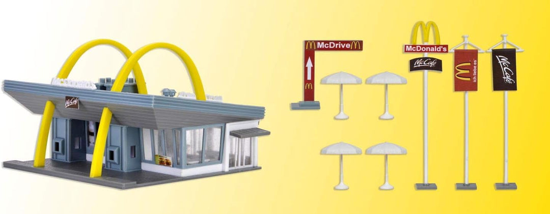 Vollmer 47765 N McDonald´s Schnellrestaurant mit McDrive Bausatz
