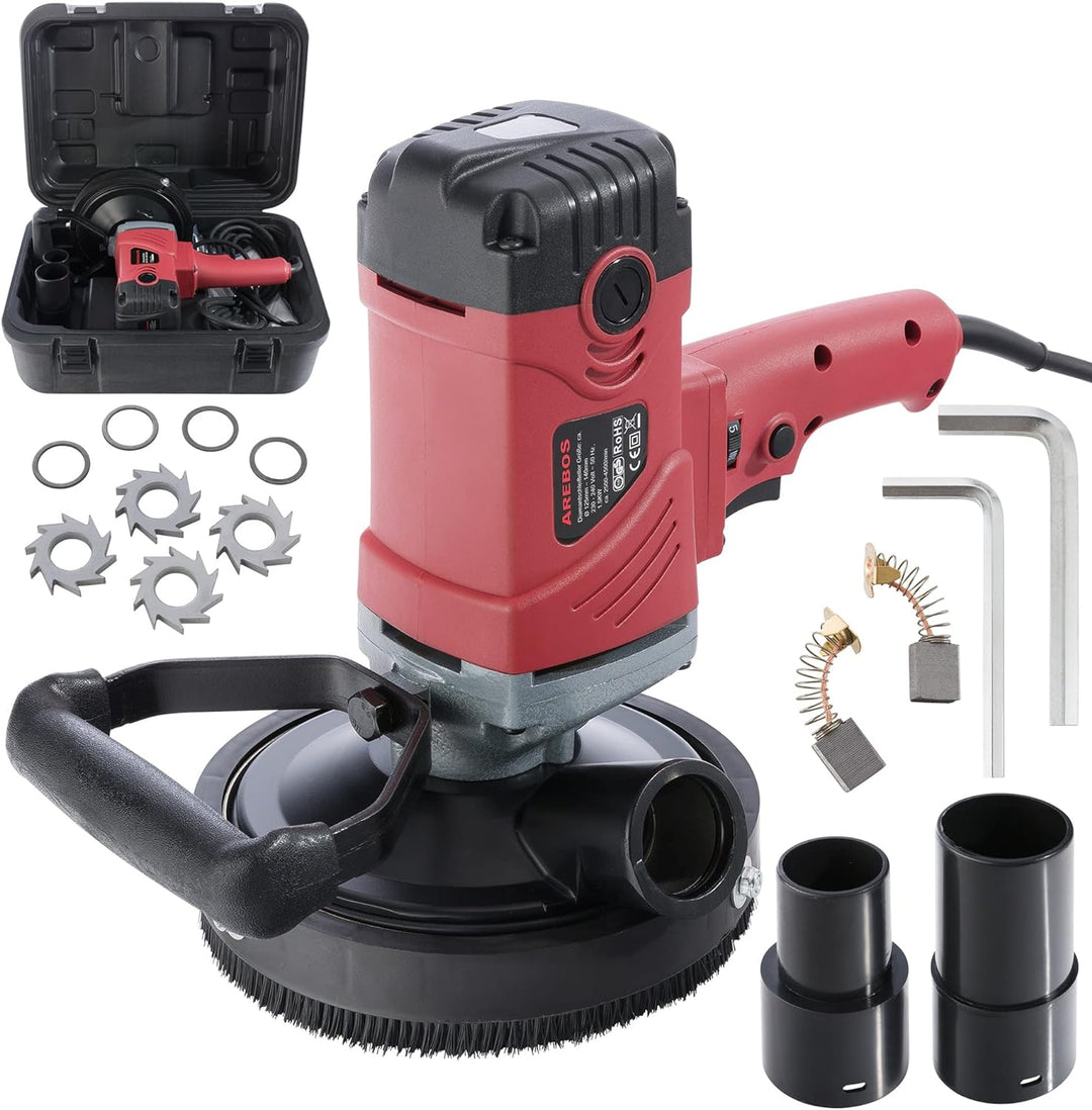 Arebos 4260199752364 - Fräsmaschine für Beton - Sanierungsfräse (1.500 W)