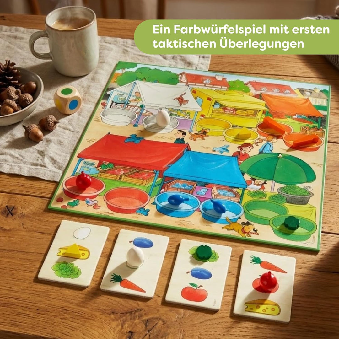 HABA Mein erster Spieleschatz - Grosse Spielesammlung für Kinder ab 3 Jahren – 10 Klassische Spiele: