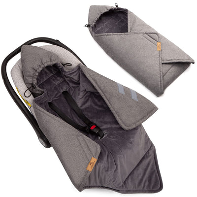 Baby Einschlagdecke zum Herbst Winter für Auto Kinderwagen Babyschale Neugeborene 0-9 Monate Masse 8