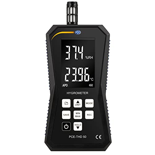 Hygrometer PCE-THD 50 mit Anschluss für Thermoelement Typ-K/Messbereich -20 ... 60 °C