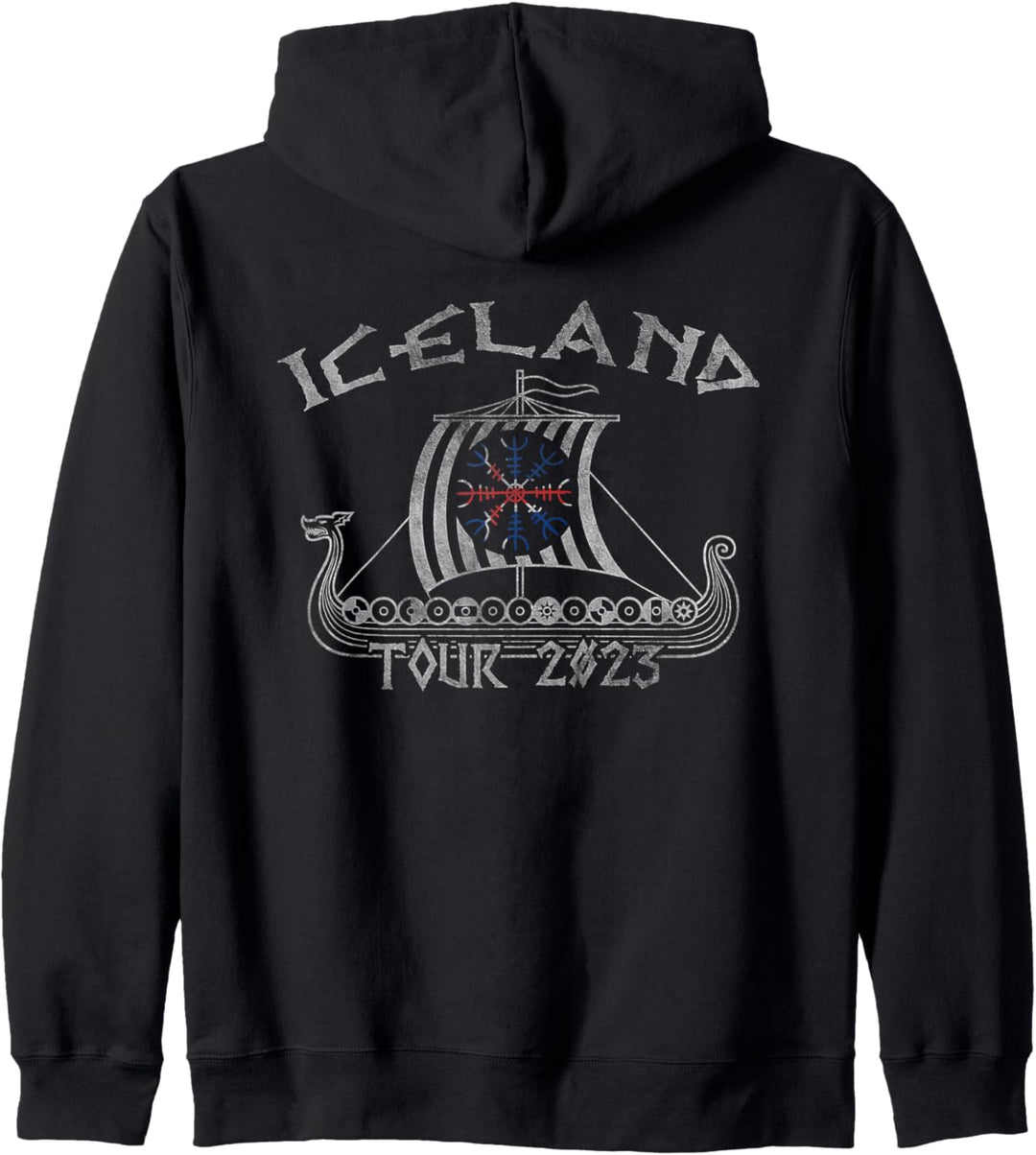 Iceland Viking Ship Helm Of Awe Iceland Tour 2023 Kapuzenjacke