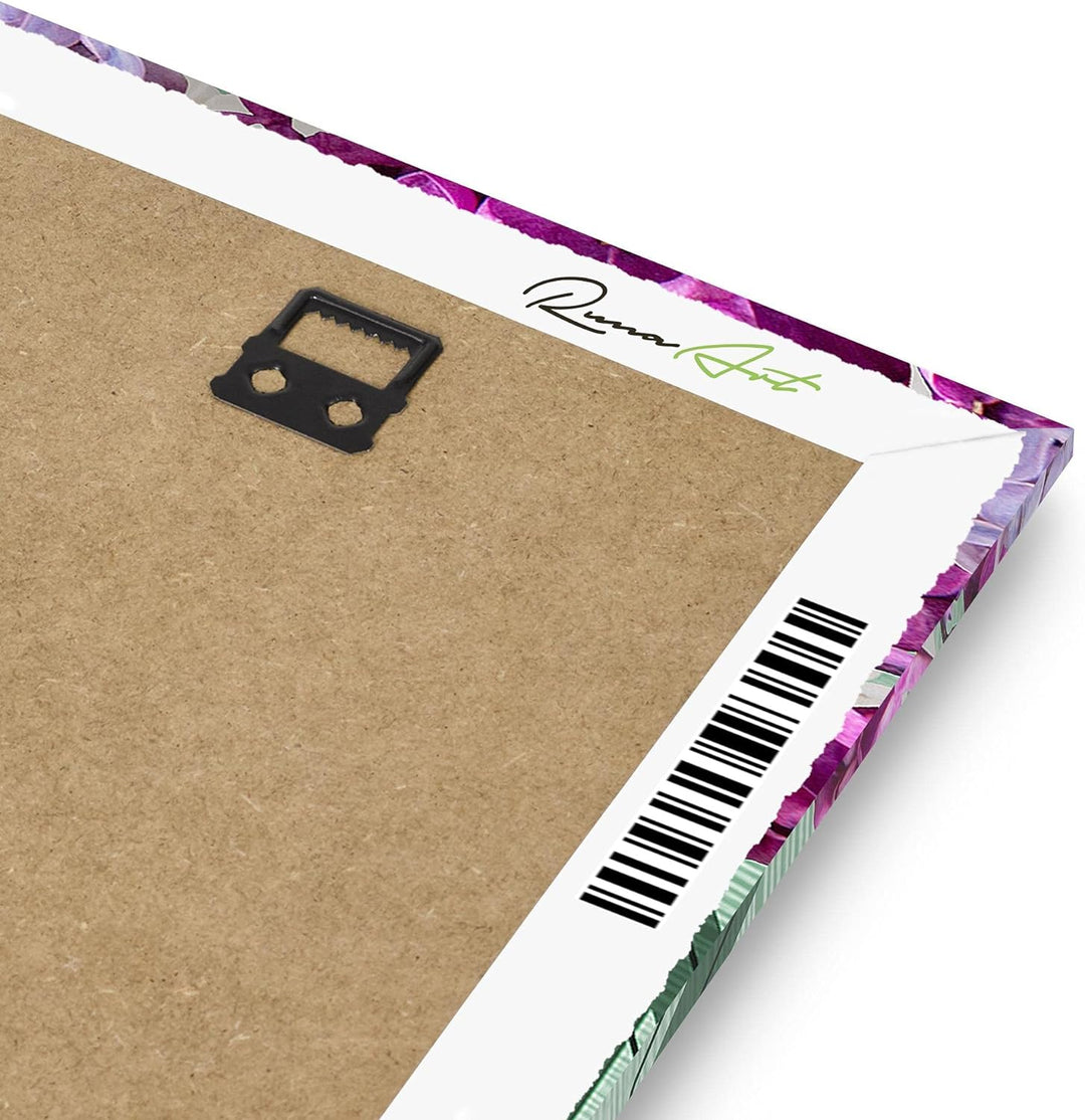 Runa Art Wandbilder Home Sweet Home 5 Teilig Bild auf Vlies Leinwand Deko Wohnzimmer Mit Spruch Grün