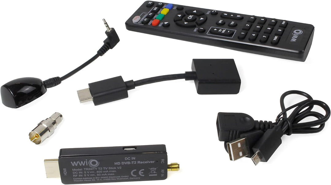 WWIO Trinity T2 TV Stick RCU 2 in 1