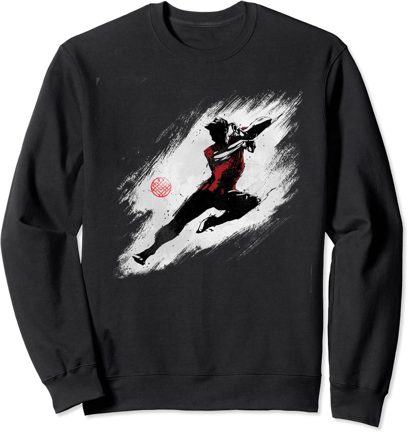 Marvel Shang-Chi and the Legend of the Ten Rings Ink Drawing Sweatshirt