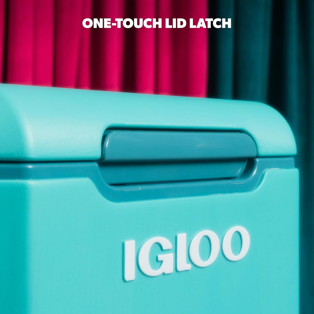 Igloo Tag Along - Passive Kühlbox - MaxCold Isolierung - Für Strand Picknick Spinner 360 Lagune, Spi