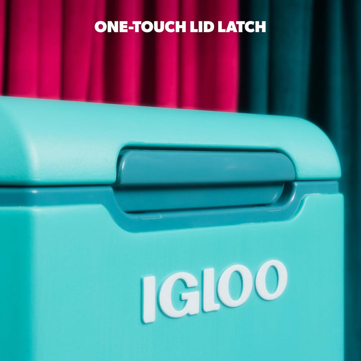 Igloo Tag Along - Passive Kühlbox - MaxCold Isolierung - Für Strand Picknick Spinner 360 Lagune, Spi