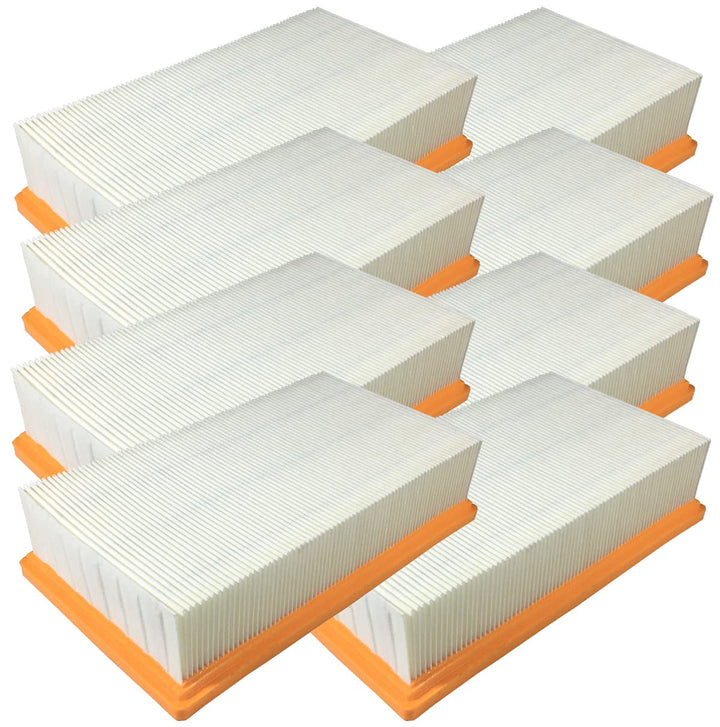 Comedes Zellulose-Flachfaltenfilter für Bosch Sauger GAS 35-55, Ersatz für Bosch Filter 2607432033 (
