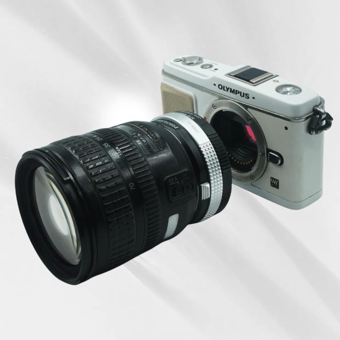 PHOLSY Objektivadapter mit Blendenring Nikkor G auf MFT Kompatibel für Nikon F (G) Objektiv auf M4/3