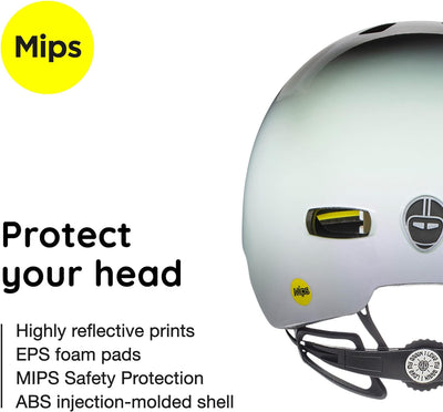Nutcase Street MIPS Helm weiss, M