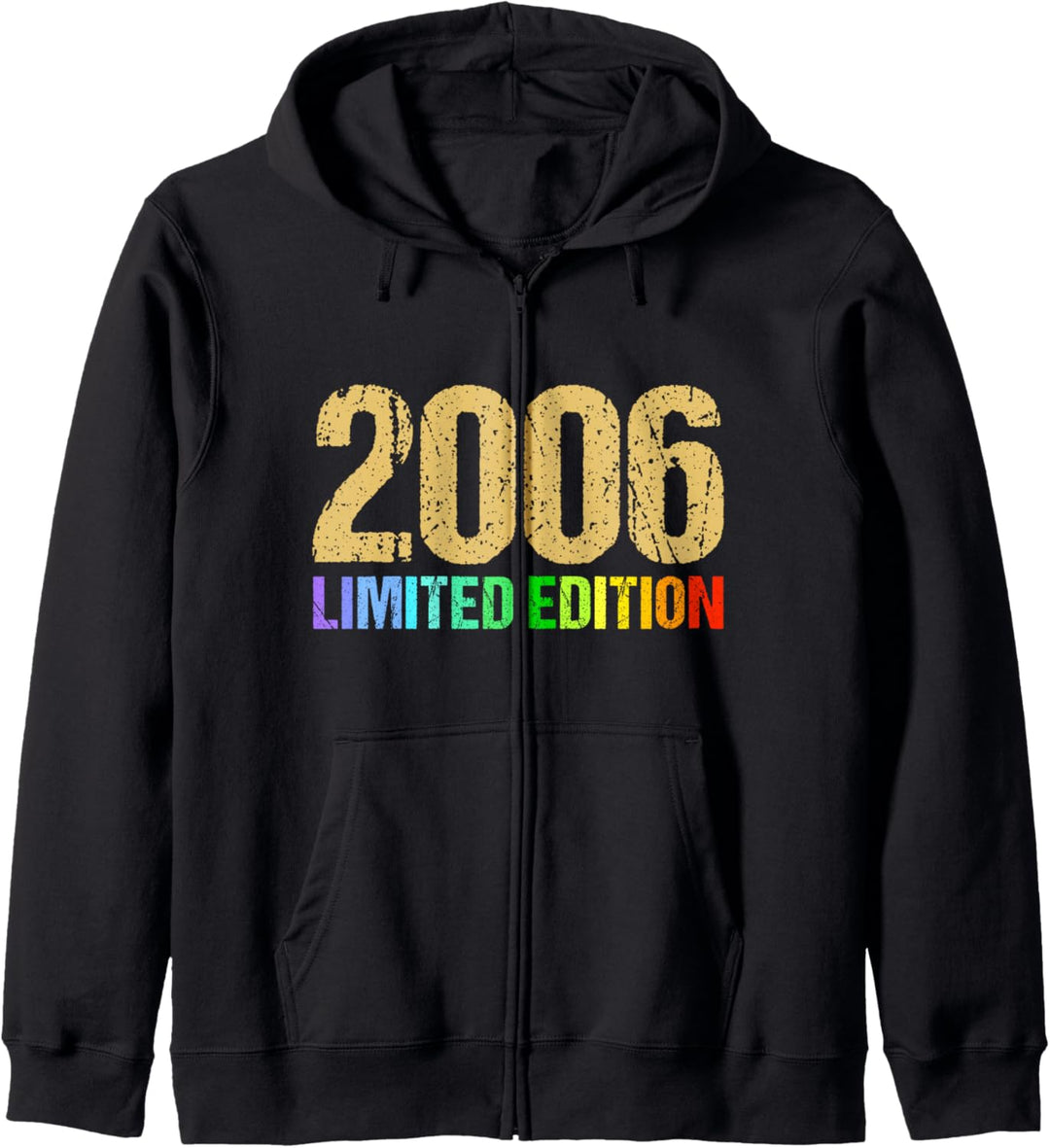 18. Geburtstag Junge Mädchen 18 Jahre 2006 Lustig Geschenk Kapuzenjacke