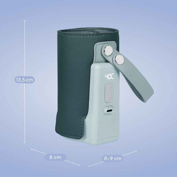 LIONELO Thermup Go Plus Tragbarer Babyflaschenwärmer, hält Flüssigkeiten warm, 5 Betriebstemperature