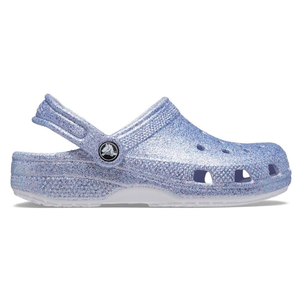 Crocs Unisex Kinder Classic Glitter Clog K 4 Toddler Mattierter Glitzer, 4 Toddler Mattierter Glitze