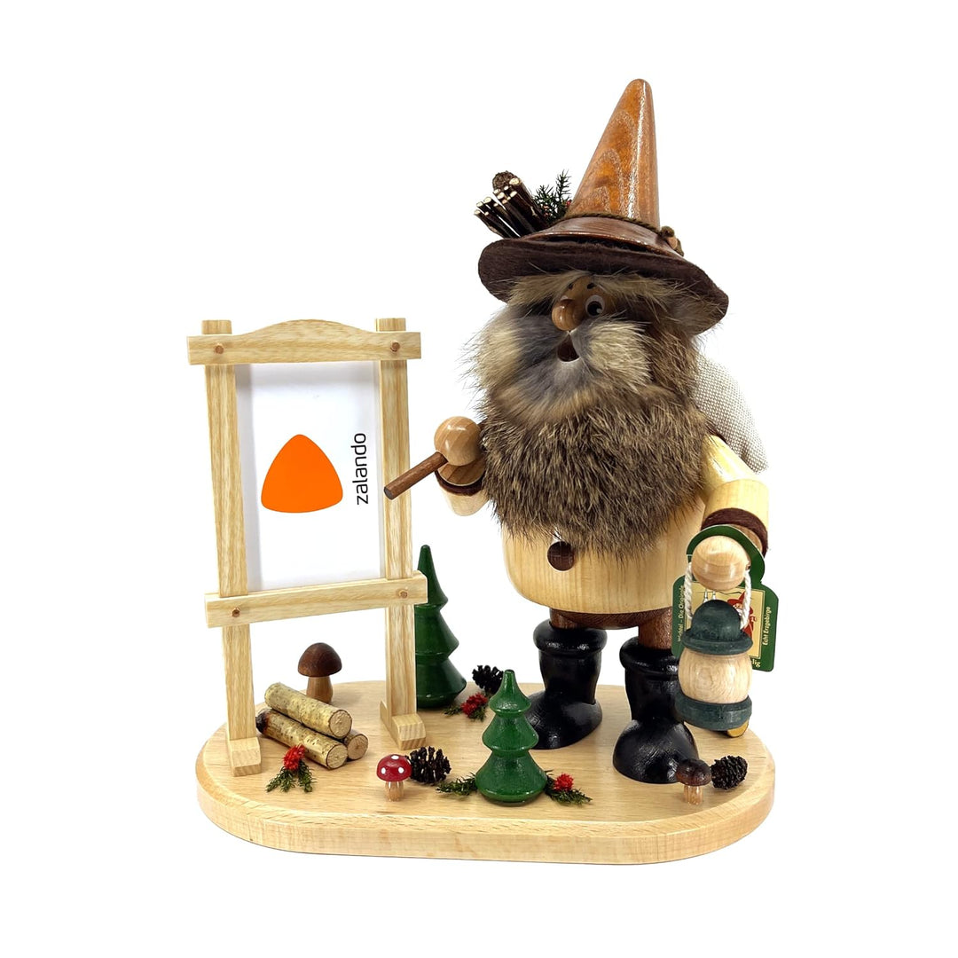 DWU Echt Erzgebirgischer Räuchermann® Waldwichtel Wanderer