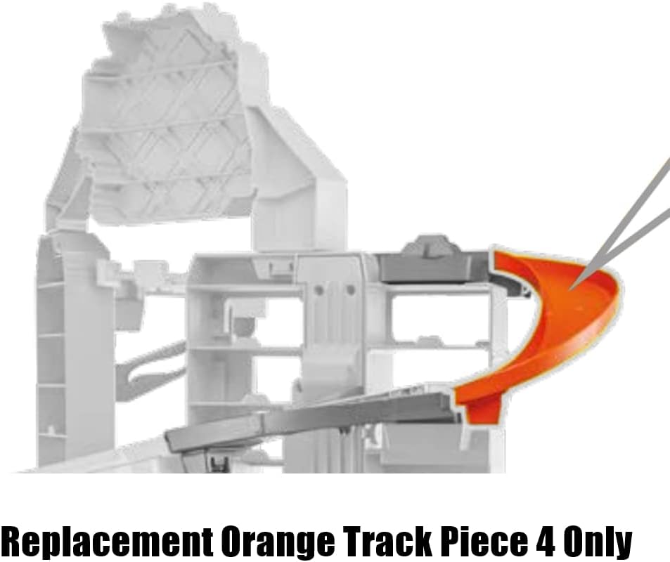 Replacement Part for Hot-Wheels City Ultimate Garage Playset - GJL14 ~ Replacement Orange Track Piec