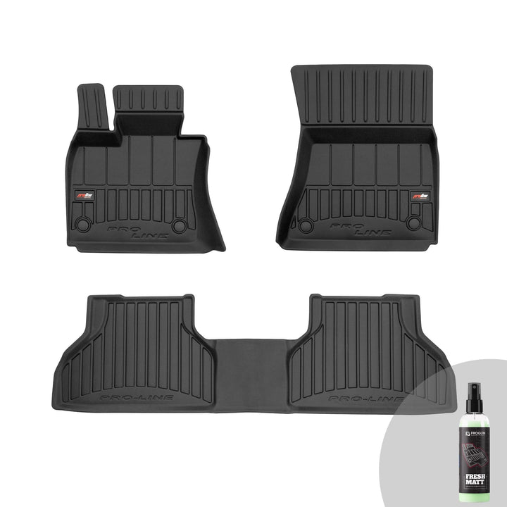 FROGUM ProLine 3D Gummimatten Exklusiven Auto Fussmatten Autofussmatten für BMW X5 E70 2006-2013 | D