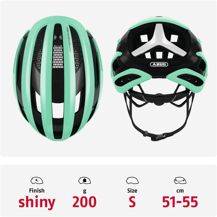 ABUS Rennradhelm AirBreaker - High-End Fahrradhelm für den professionellen Radsport - für Jugendlich