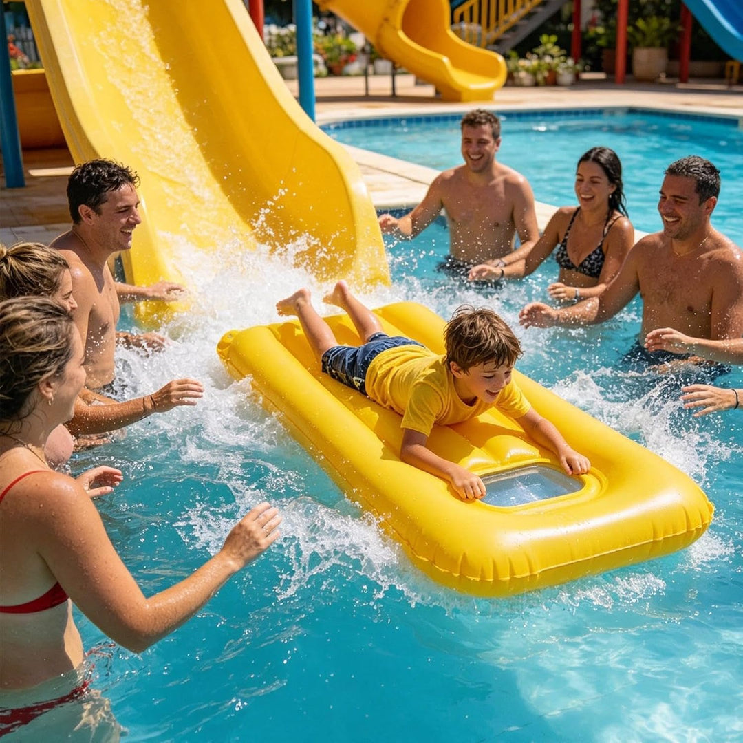 Kids Aufblasbares Bodyboard | Schwimmbad-Spielzeug | Kinder Body Surfing Board - für Mädchen Pool Wa