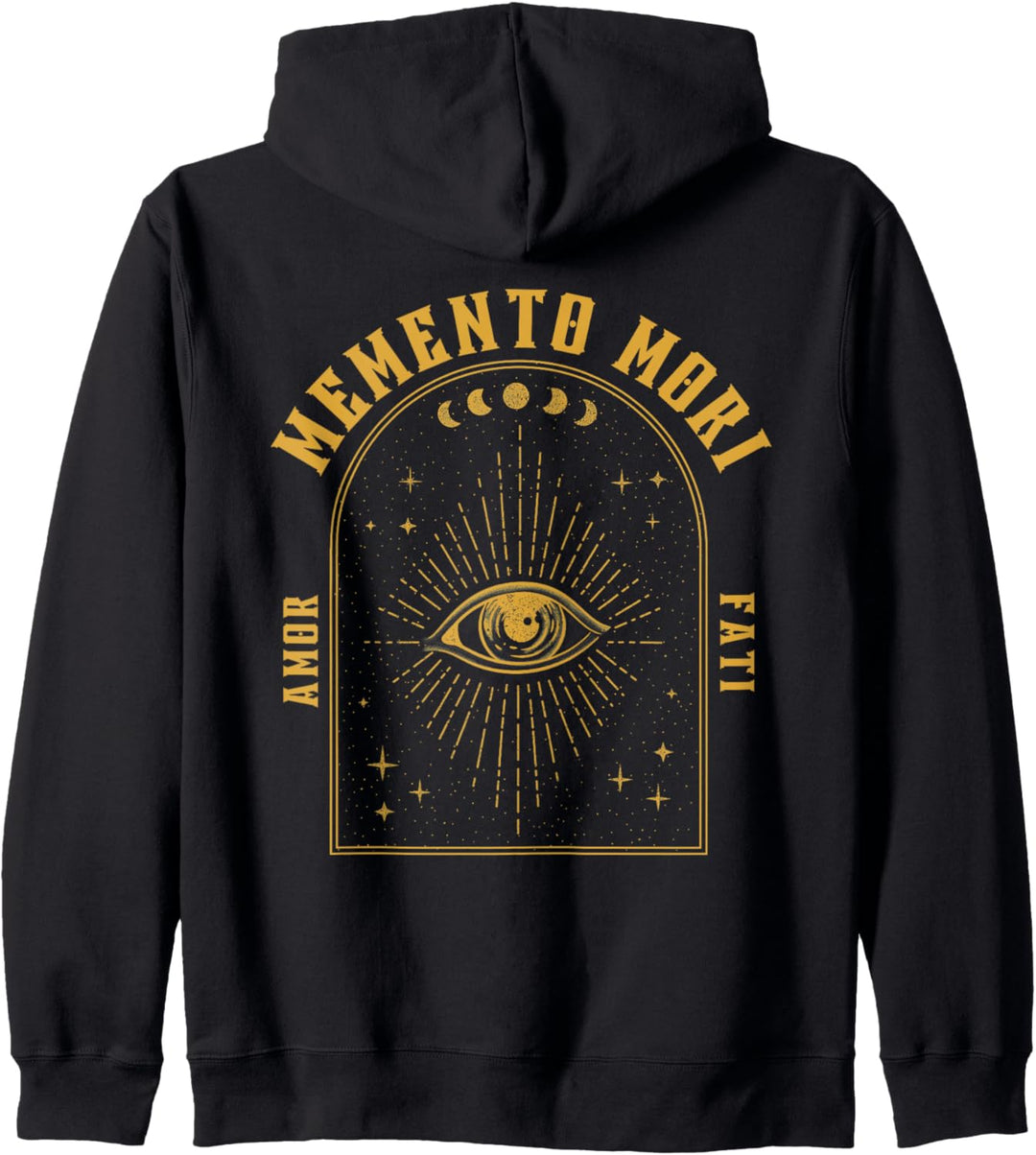 Aurelius Stoic Philosophie lateinisches Zitat Memento Mori Tarot Kapuzenjacke