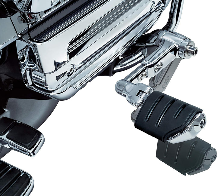 Kuryakyn 4081 Motorrad-Fusssteuerung: Ergo III Cruise Mounts mit Trident Dual ISO Pegs für 2001–17 H