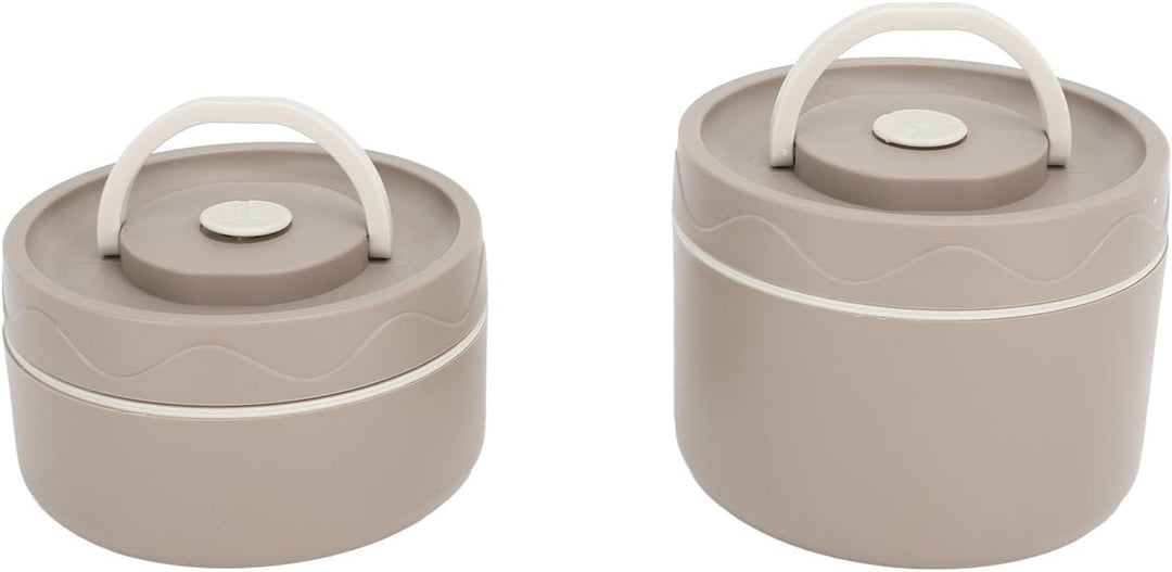 TOPINCN Isolierter Lunchbehälter aus Edelstahl 304 mit Thermobeutel, Versiegelte Lunchbehälter für L