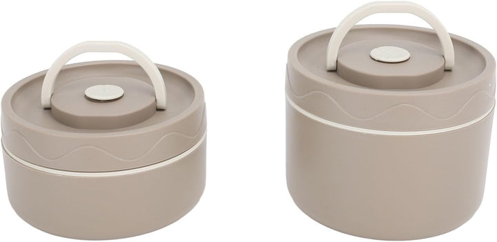 TOPINCN Isolierter Lunchbehälter aus Edelstahl 304 mit Thermobeutel, Versiegelte Lunchbehälter für L