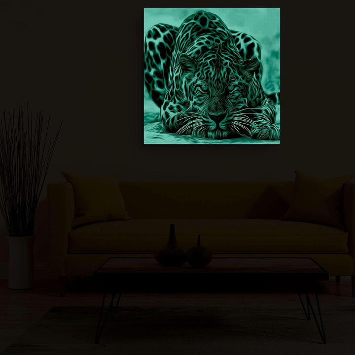 Startonight Bilder Leopard, Leinwandbilder Moderne Kunst, Tiere Wanddeko Kunstdrucke, Wandbilder 80