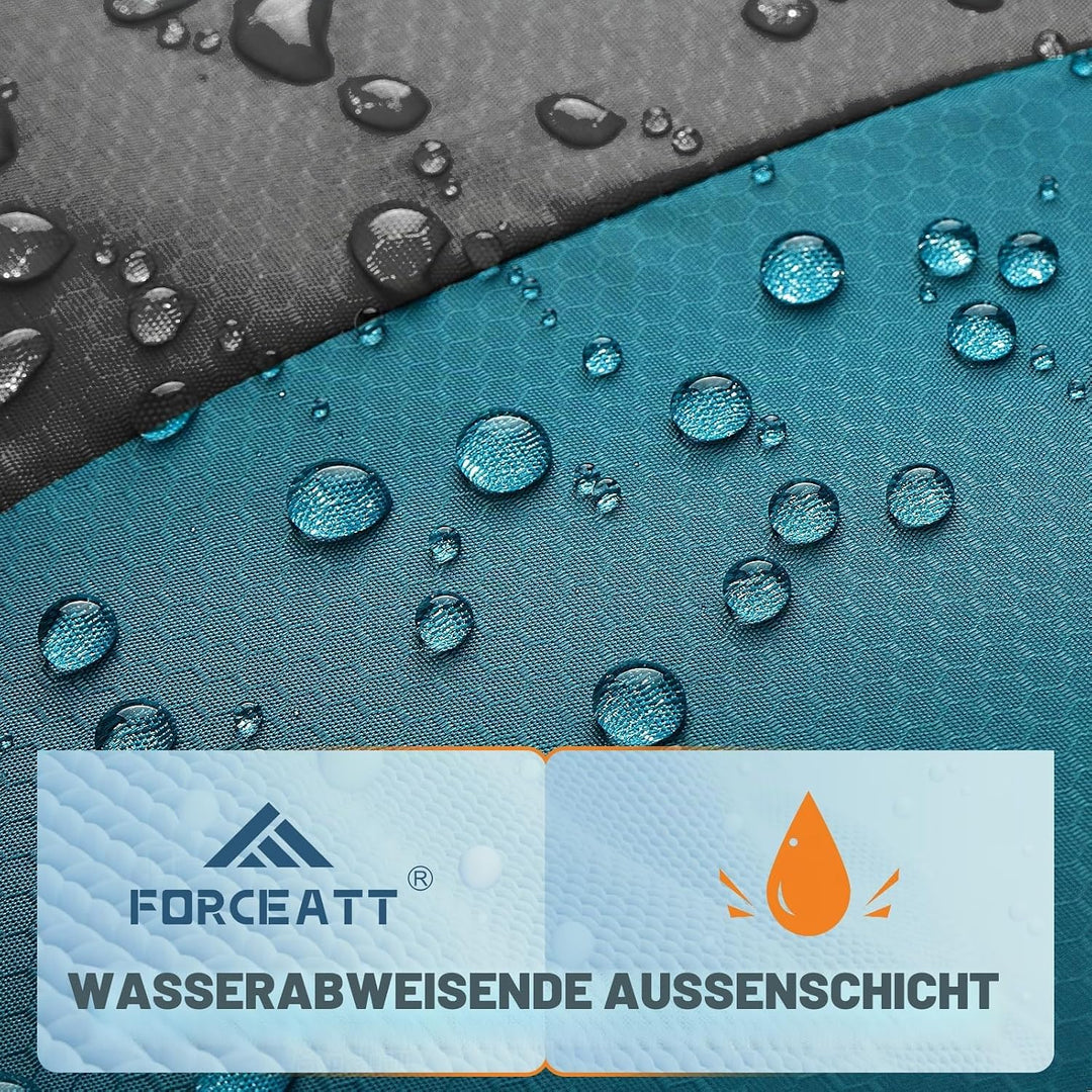Forceatt Schlafsack Winter, -5°-20 Grad Schlafsack Outdoor für 3-4 Jahreszeiten, Leichtgewichtig und