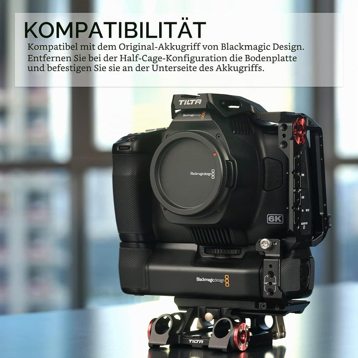 Tilta Basic Kit kompatibel mit BMPCC 6K Pro Full Camera Cage Abnehmbares Design Leicht Kompakt Langl