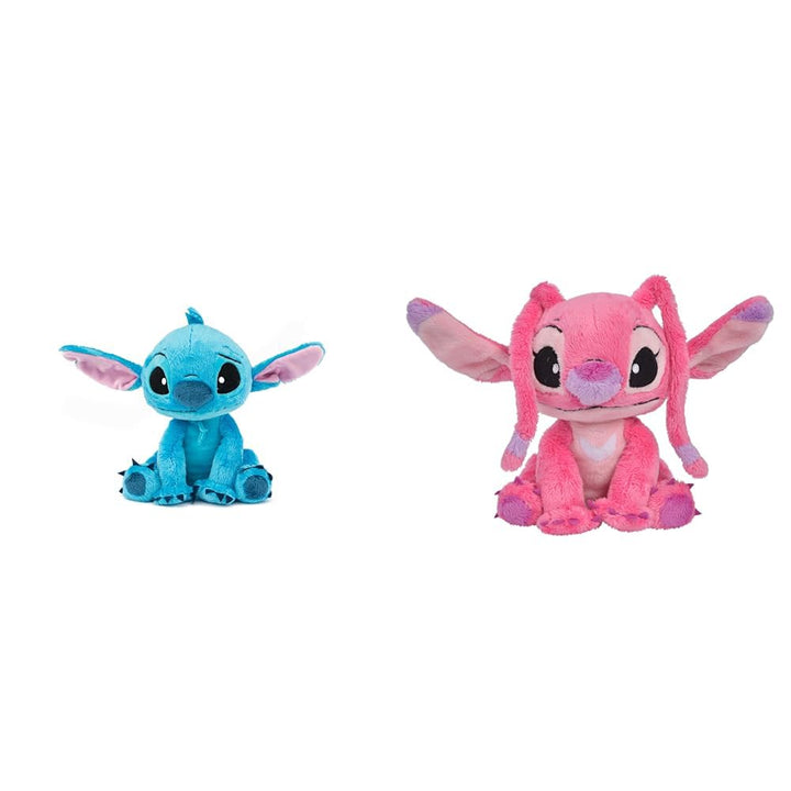 Simba 6315876953NPB - Disney Lilo und Stitch, Plüschtier 25cm & 6315876954NPB - Disney Lilo und Stit