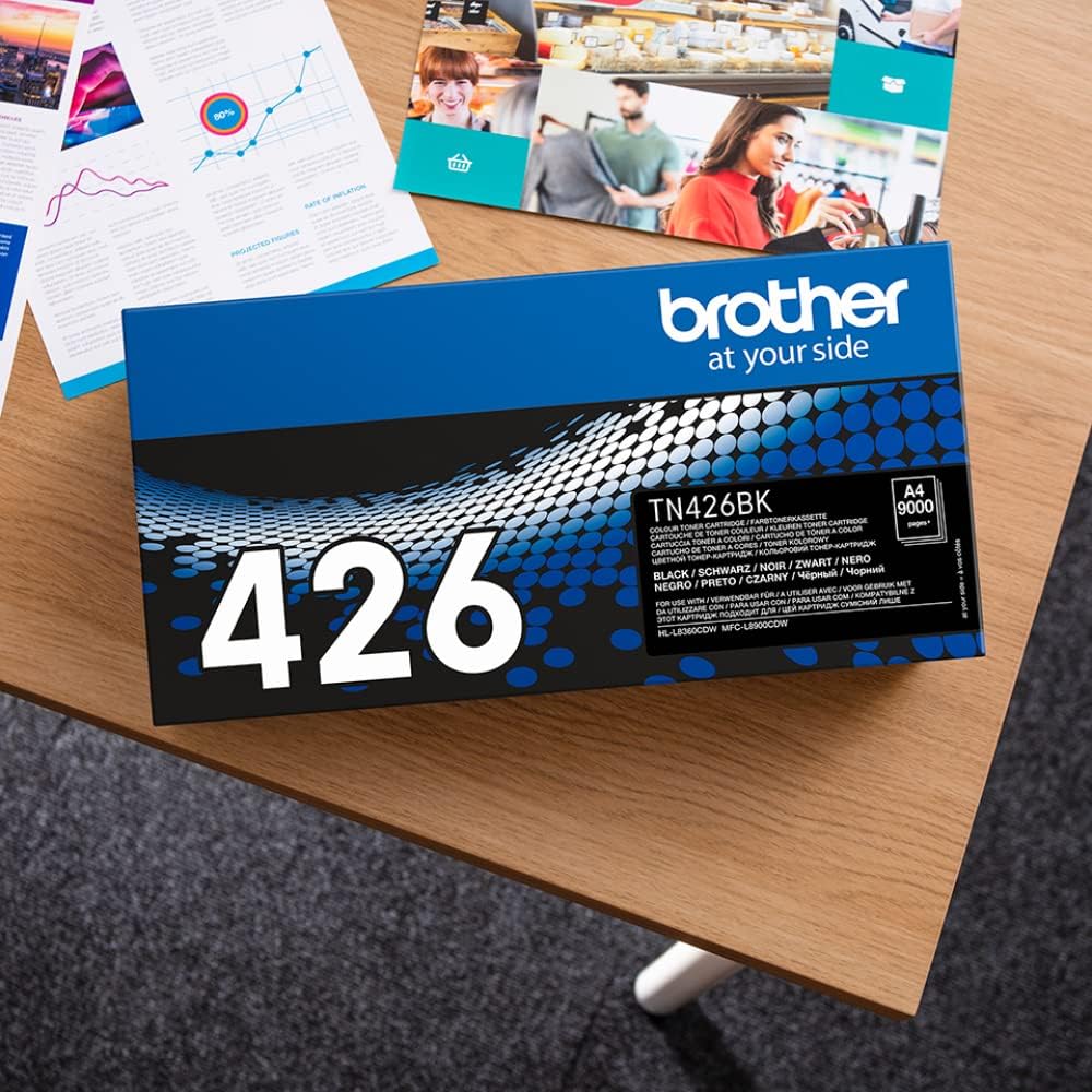 Brother TN426BK Schwarz Original Toner Pack of 1, Schwarz