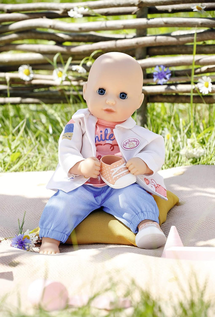 Baby Annabell Little Spieloutfit mit Shirt, Hose, Jacke und Schuhen für 36 cm Puppen, 704127 Zapf Cr
