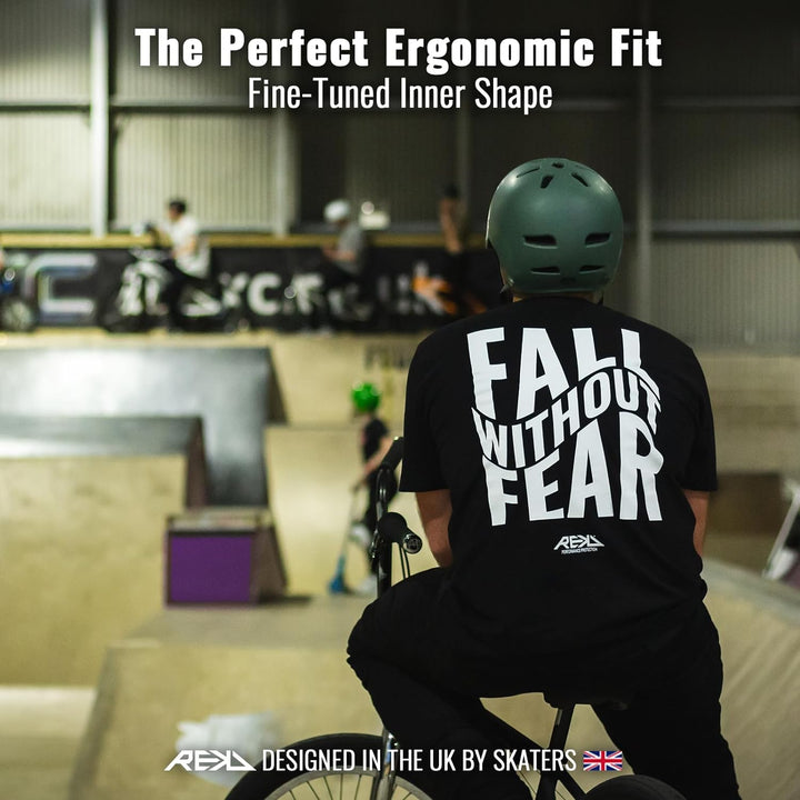 REKD Ultralite In-Mold Helmet Skateboardhelm, Unisex, Erwachsene 53-56 cm Grün (Green), 53-56 cm Grü
