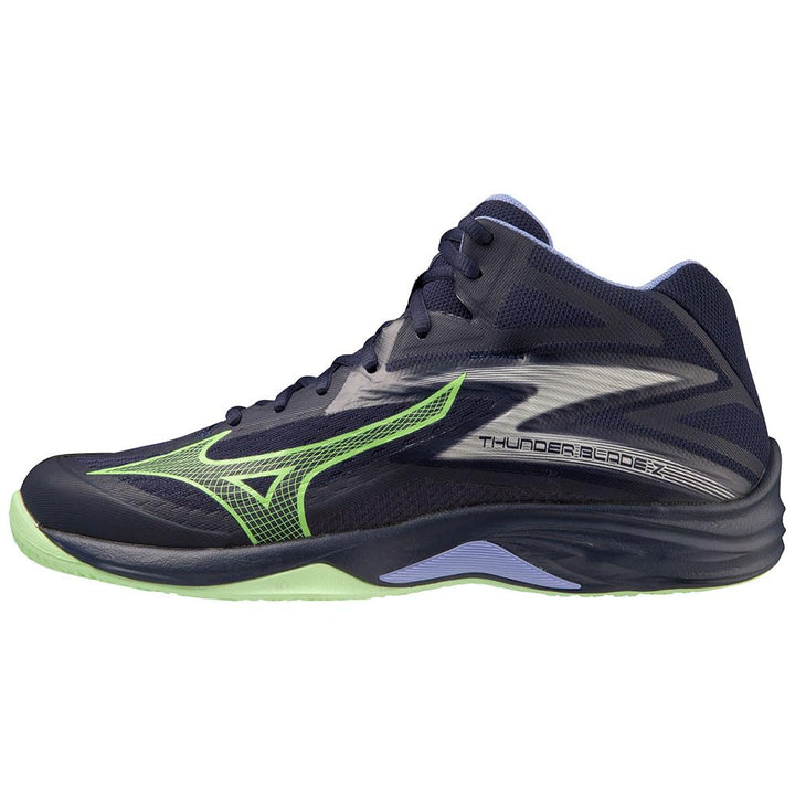 Mizuno Unisex Thunder Blade Z Mid Volleyball 46 EU Eveblue Techgreen Iolite, 46 EU Eveblue Techgreen
