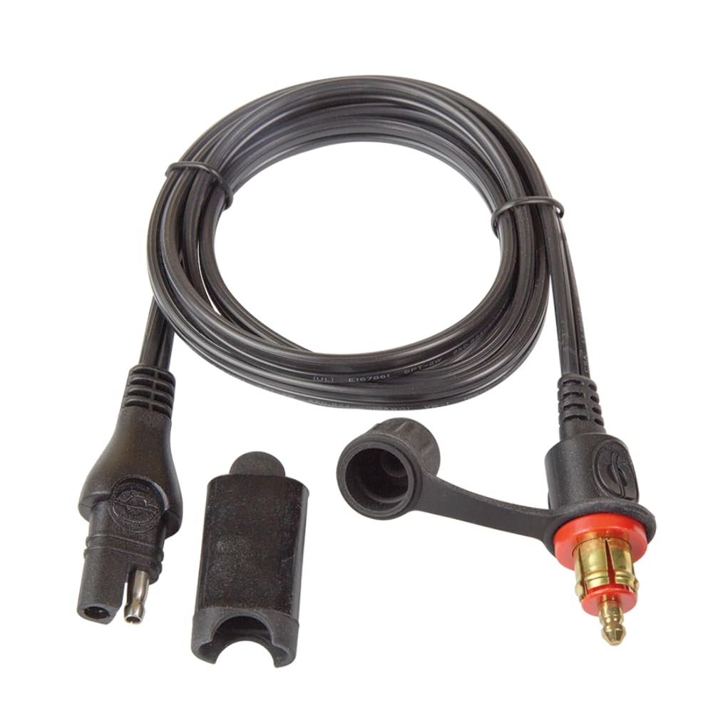 TecMate OptiMATE CABLE O-09, Adapter-Verlängerung, SAE auf MOTORRAD 180° Stecker, 48"/120cm