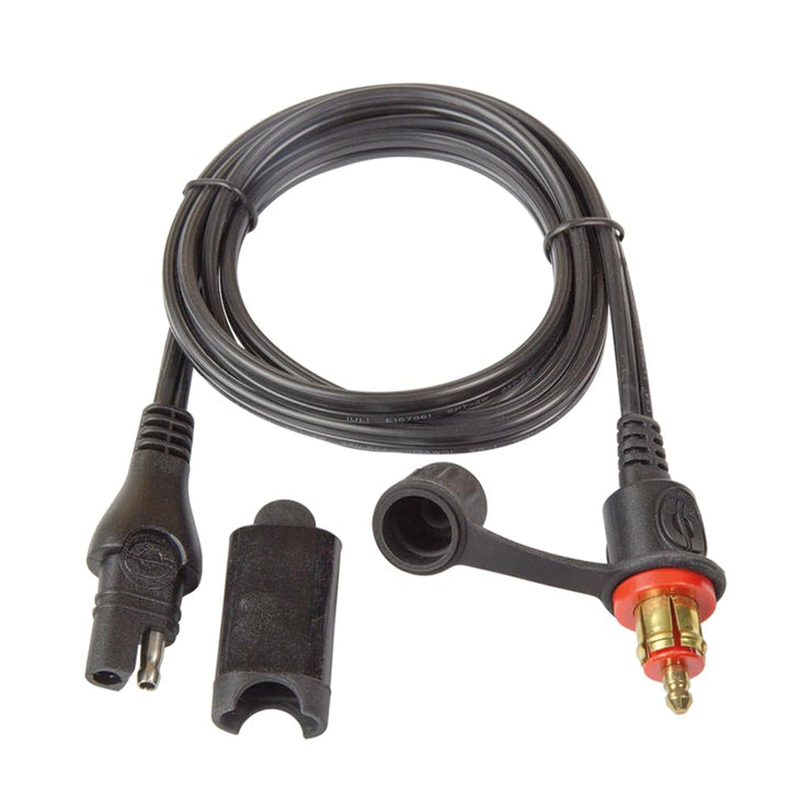 TecMate OptiMATE CABLE O-09, Adapter-Verlängerung, SAE auf MOTORRAD 180° Stecker, 48"/120cm