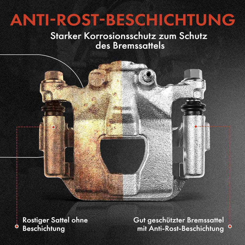 Frankberg 2x Bremssattel Bremszange Vorderachse Kompatibel mit S60 II 2010-2018 S80 II 2006-2016 V60