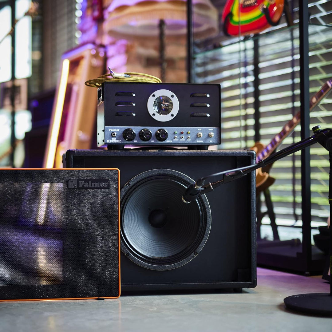 Palmer CAB 112 BX GBK - Gitarren Lautsprecherbox mit Celestion Greenback 1 x 12, Open-Back 1 x 12" O