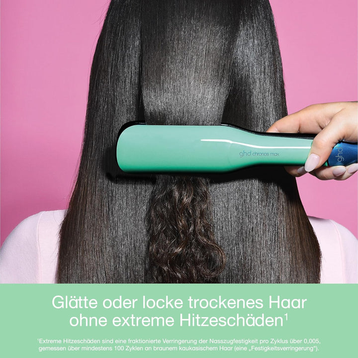 ghd chronos max Breites Glätteisen: Ideal für dickes, langes & lockiges Haar, smarter Styler, 85% gr