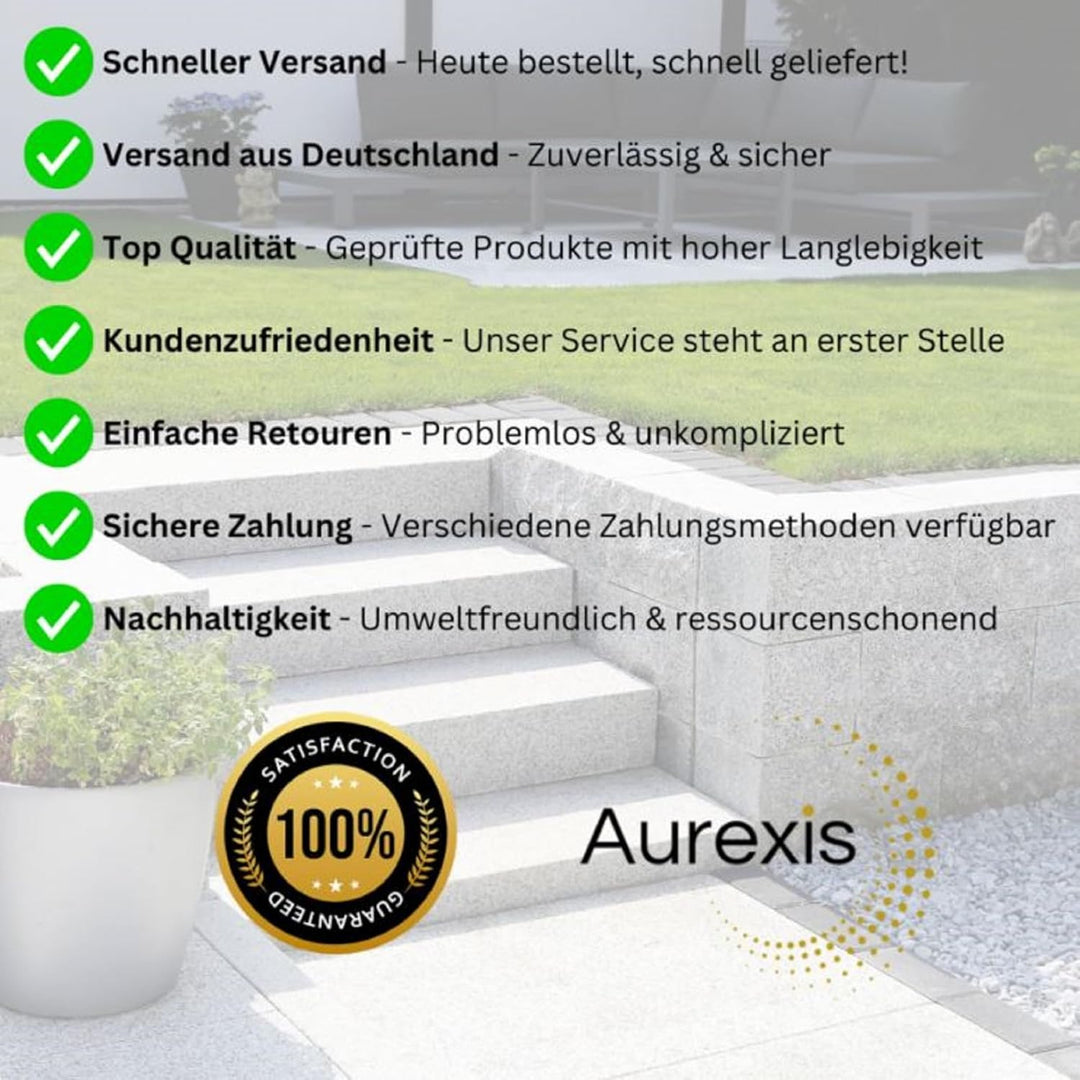 Schlauchaufroller mit 20m Gartenschlauch – 1/2 Zoll Anschluss – Automatischer Aufrollmechanismus – U
