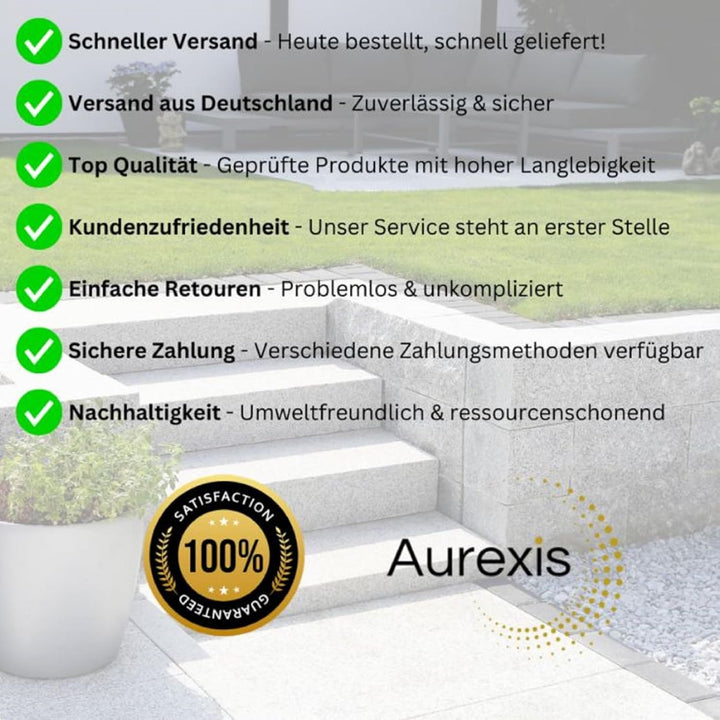 Schlauchaufroller mit 20m Gartenschlauch – 1/2 Zoll Anschluss – Automatischer Aufrollmechanismus – U