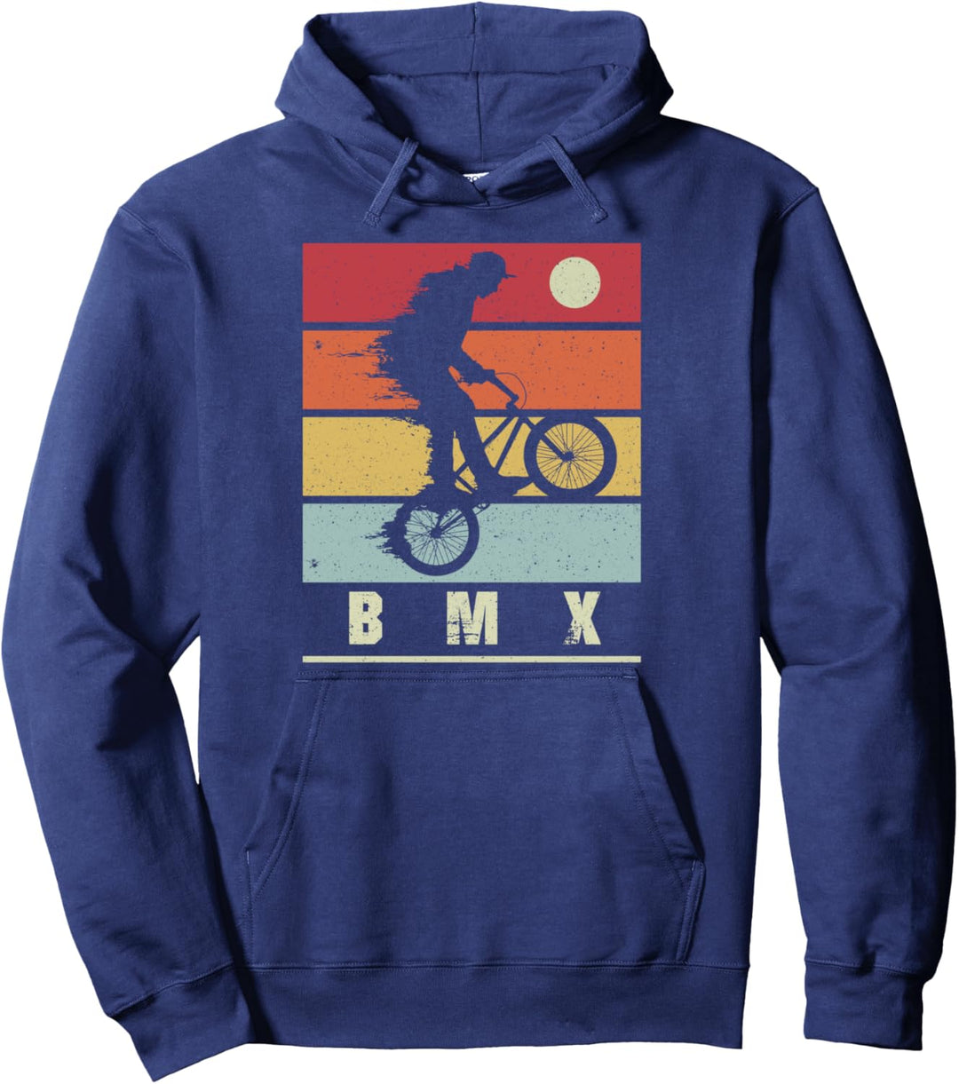 BMX Vintage Fahrrad Fans Kinder Geschenk Jungs BMX Pullover Hoodie