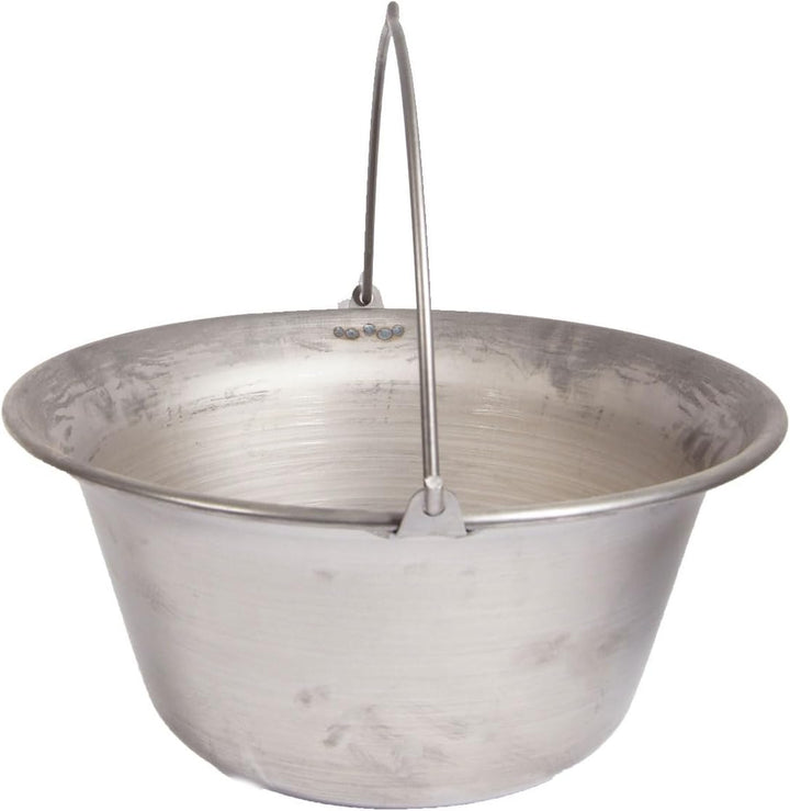 Ungarischer Gulaschkessel Topf Eisen Hordentopf Suppentopf Feuertopf Eisentopf 14 Liter